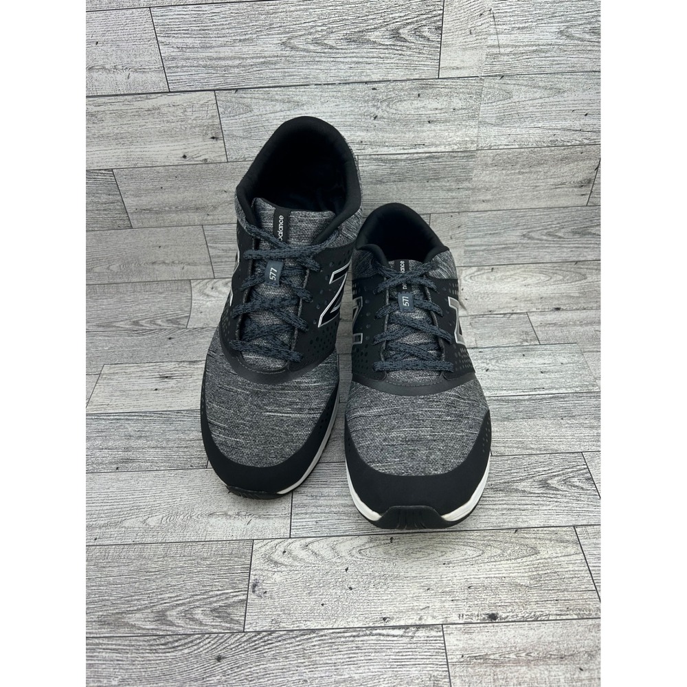 New Balance 577 Women Sz 9.5D Black Grey CUSH+ Training Shoes WX577HB4